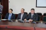 Слева направо - Андрей Смыченков, Николай Остродумов и Тимофей Солуянов
